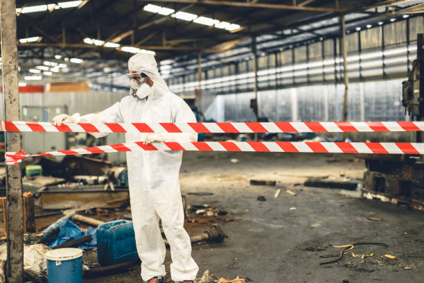 Professional Odor Removal technician working in Straughn, IN